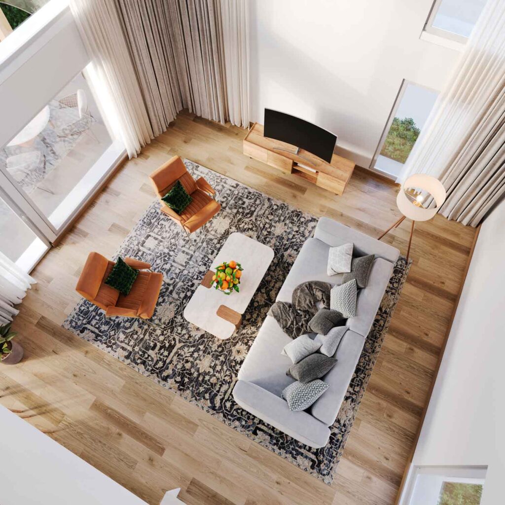 Uudiskohde: Espoon Joutsenportti | olohuone | Olas Group Oy