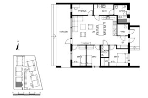 Myytävä asunto A | Olas Group Oy