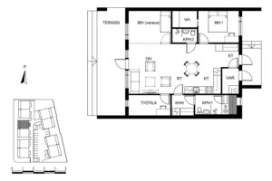 Myytävä asunto D | Olas Group Oy