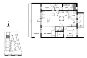 Myytävä asunto E | Olas Group Oy