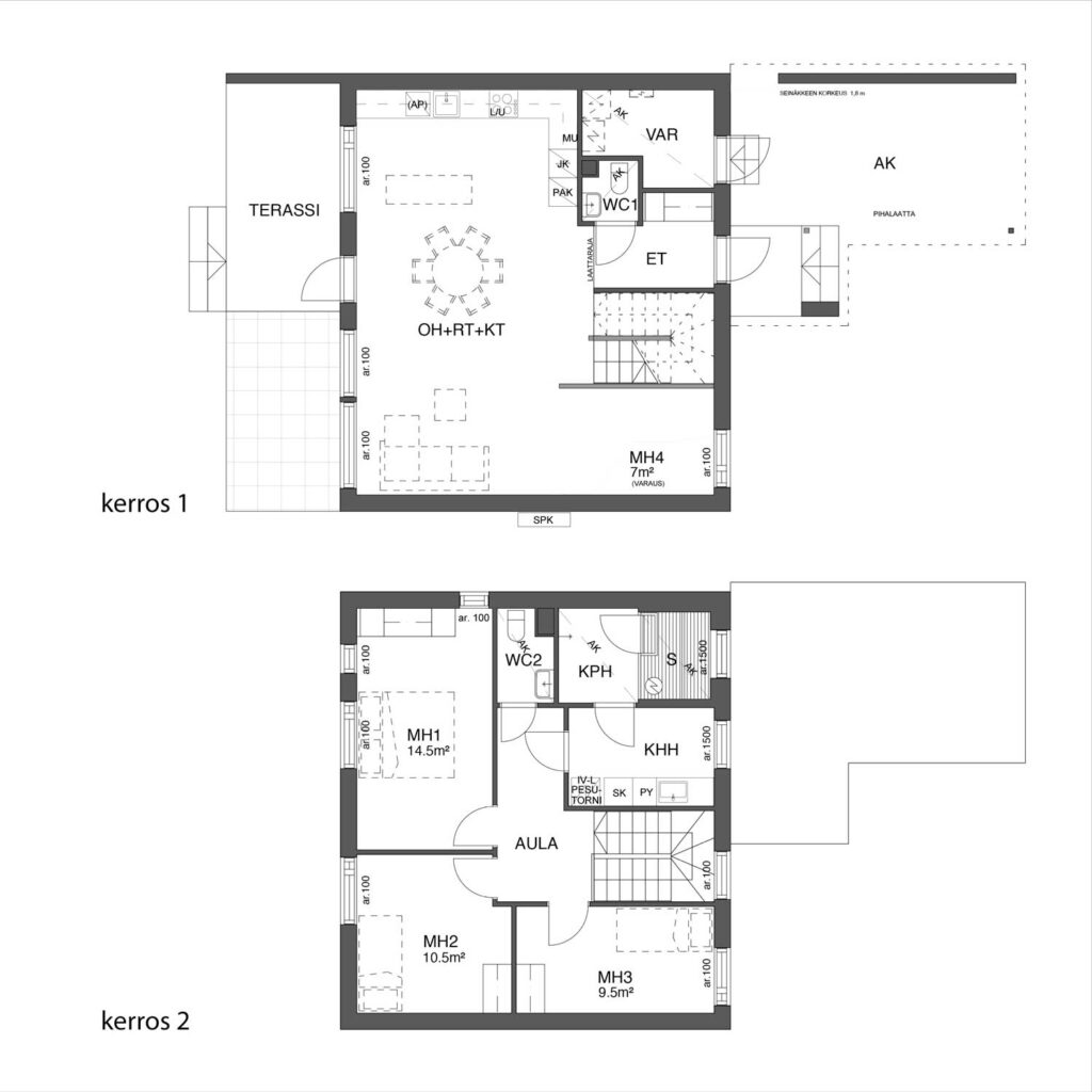 Myytavat asunnot Helsinki Verajamaki Pellavasiipi pohjakuva a