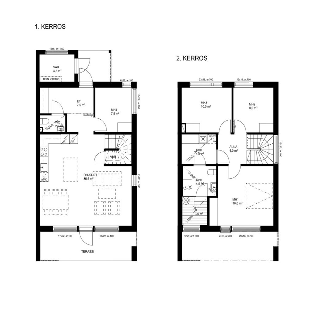 Olas myytavat asunnot Helsinki Kuninkaantammi Tammipuisto pohjakuva 5