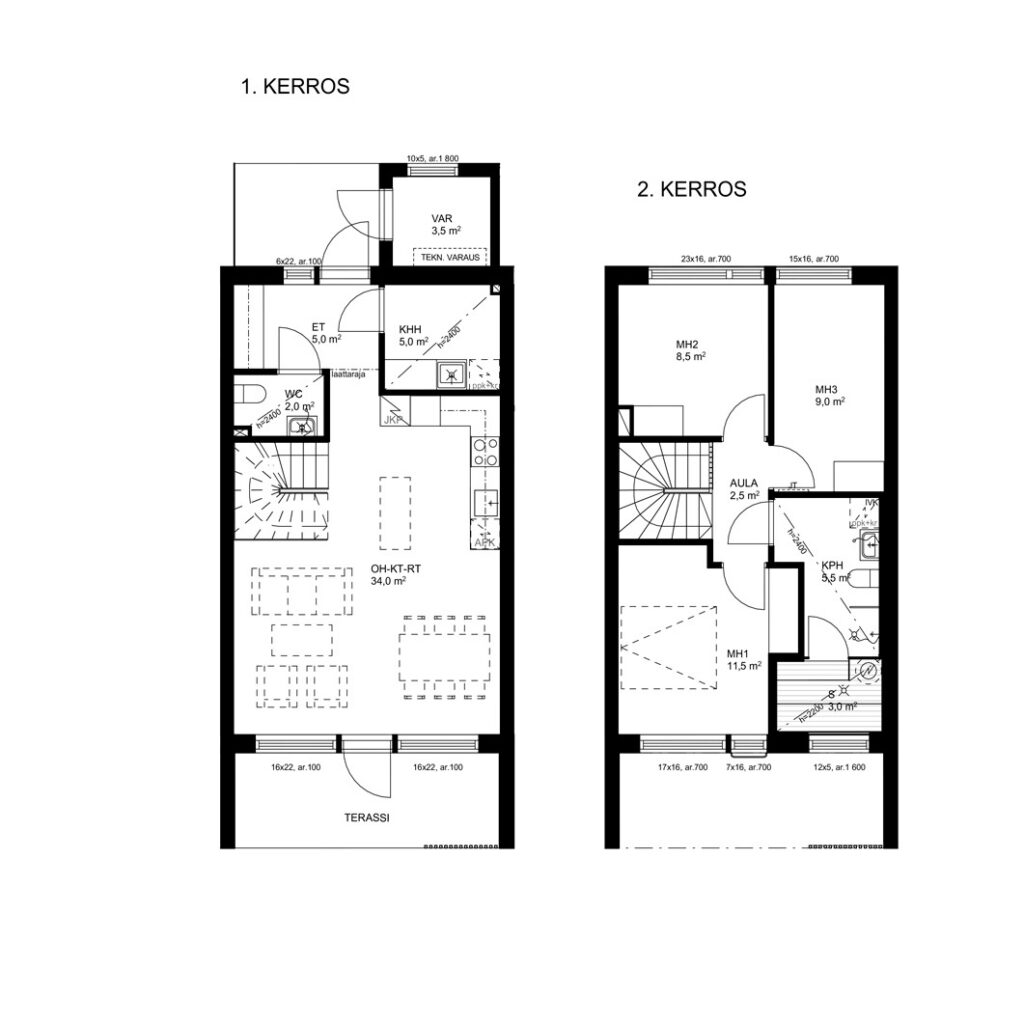 Olas myytavat asunnot Helsinki Kuninkaantammi Tammipuisto pohjakuva 7