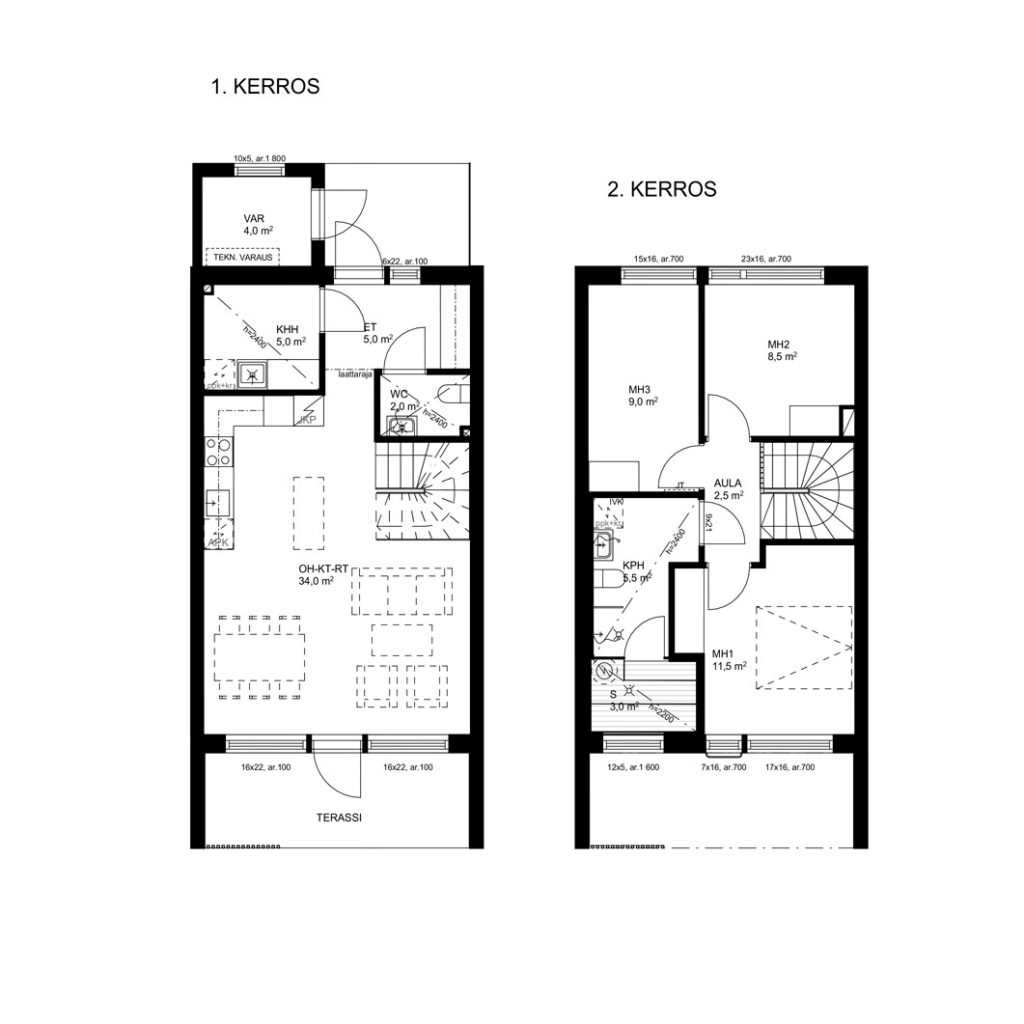 Olas myytavat asunnot Helsinki Kuninkaantammi Tammipuisto pohjakuva 8