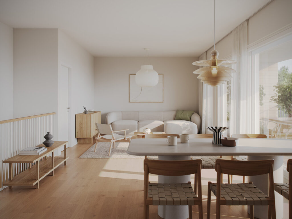 Uudiskohde: Helsingin Leivoluoto | olohuone | Olas Group Oy