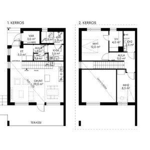 Apartment: Espoon Lumikiuru D6 | floor plan | Olas Group Oy