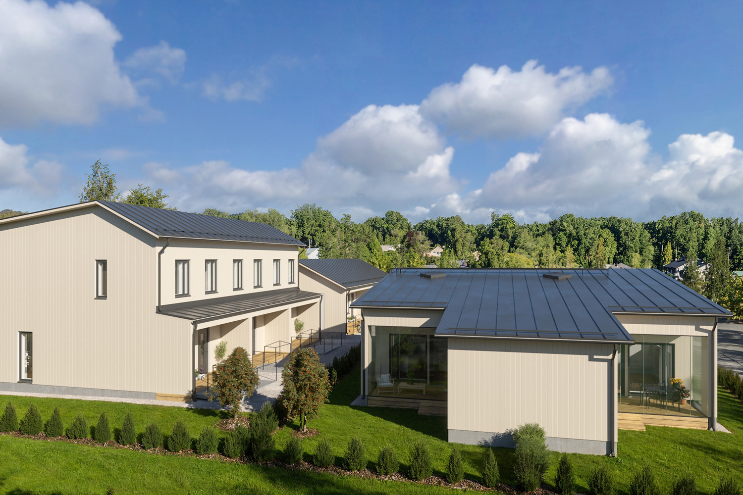Housing company: Helsingin Niittykirvinen | rendering | Olas Group Oy