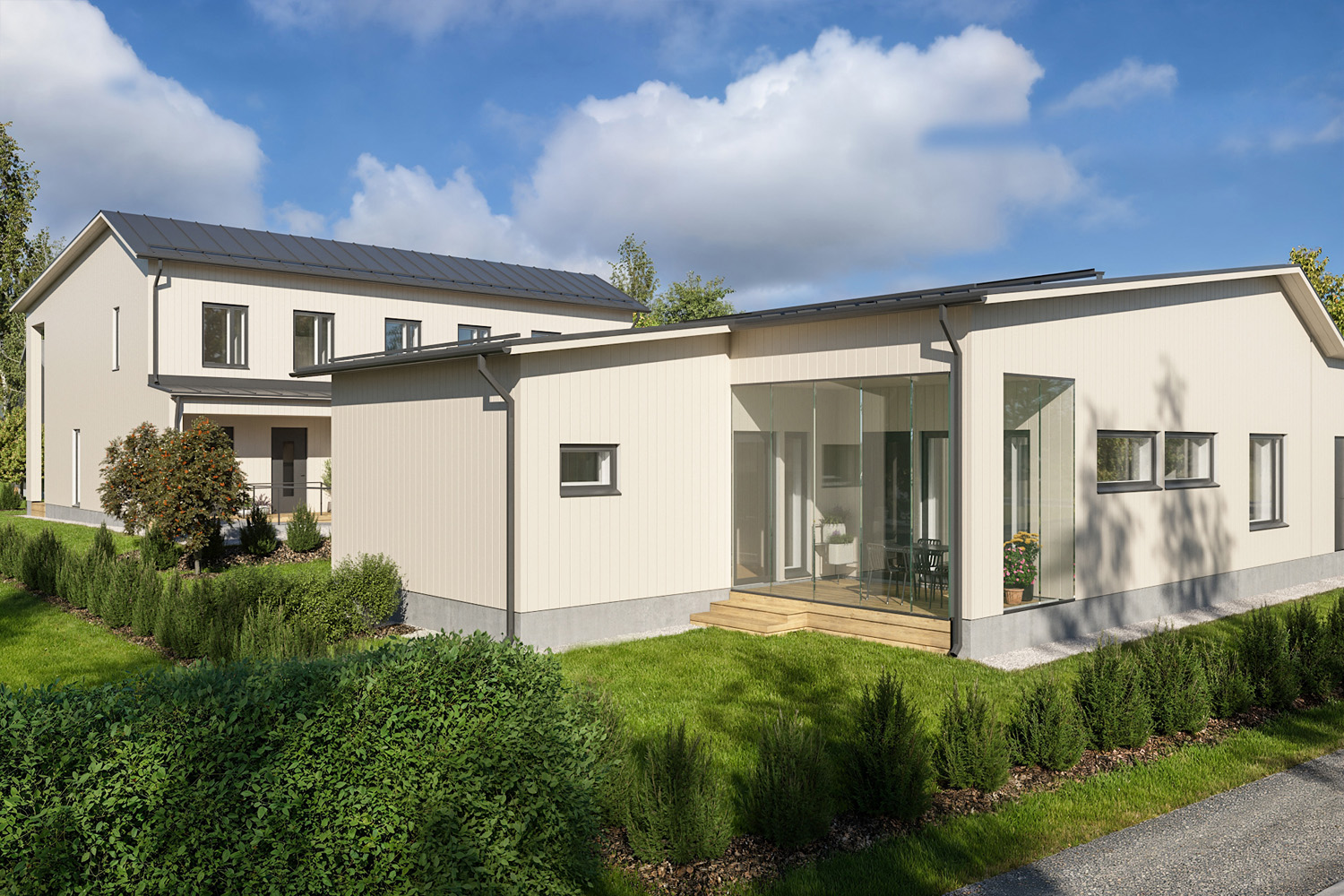 Housing company: Helsingin Niittykirvinen | rendering | Olas Group Oy