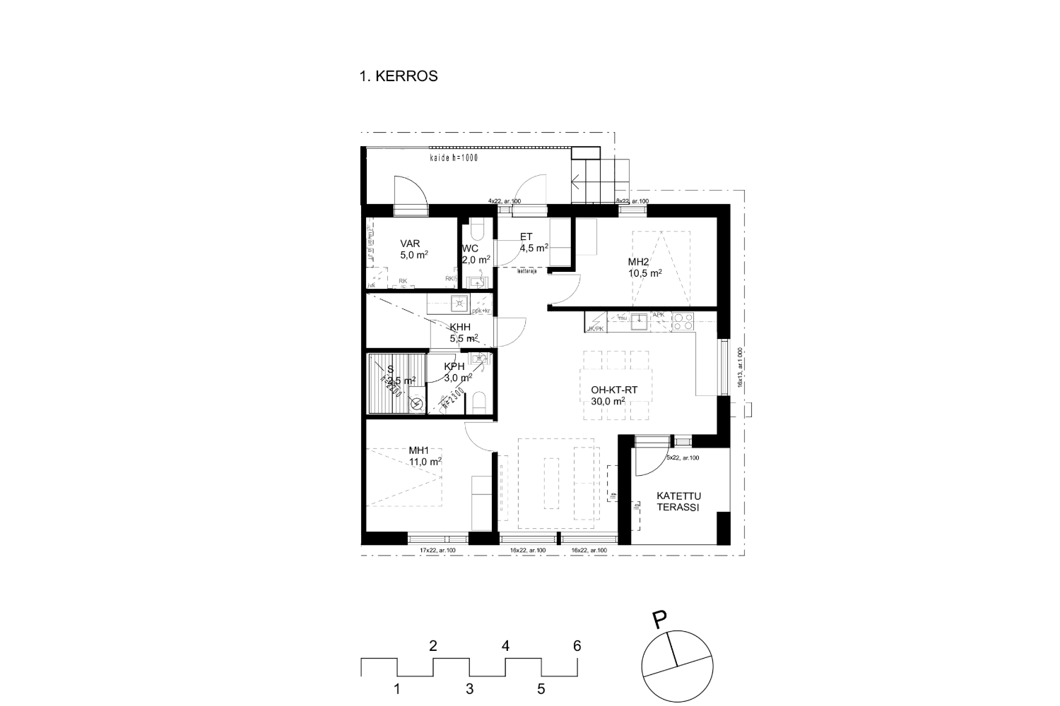 Myytävä asunto: Espoon Kalliokyyhky A1 | pohjakuva | Olas Group Oy