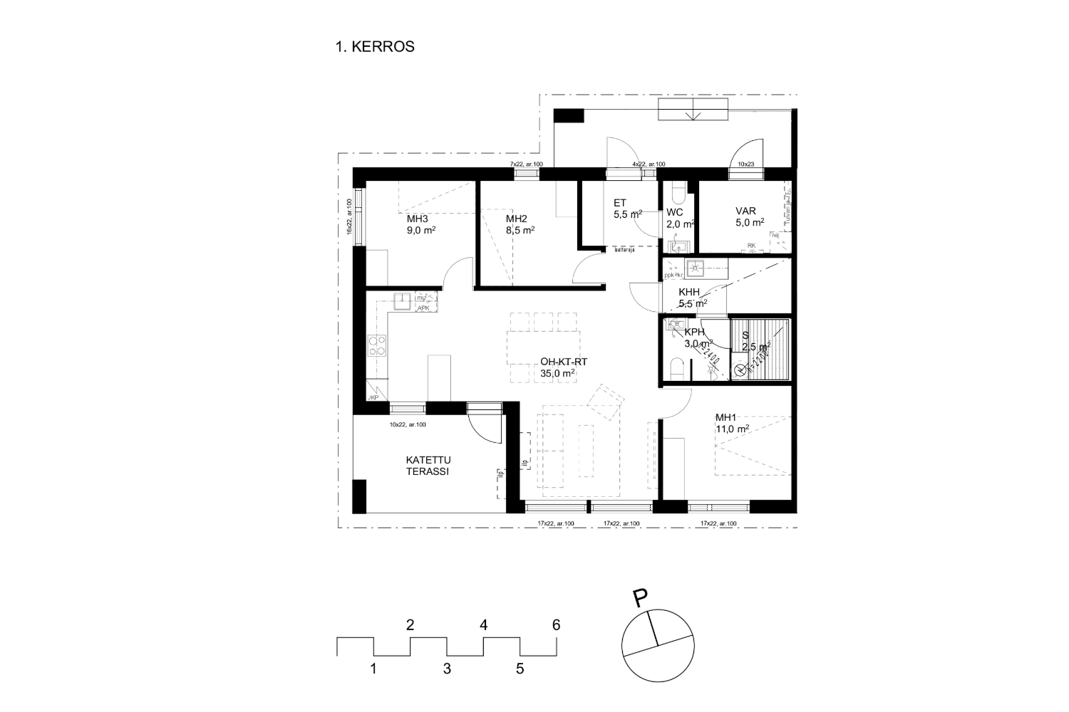 Myydään asunto: Espoon Kalliokyyhky B4 | pohjakuva | Olas Group Oy