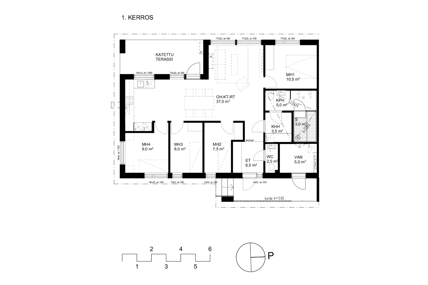 Myydään asunto: Espoon Kalliokyyhky C5 | pohjakuva | Olas Group Oy