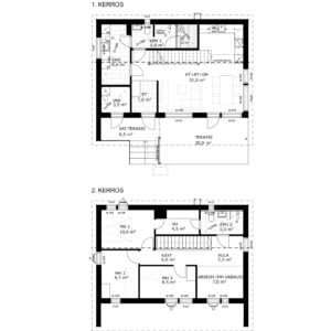 Apartment: Helsingin Leivoluoto A | floor plan | Olas Group Oy