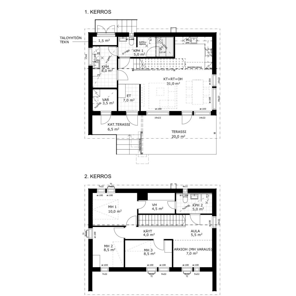 OLAS PUUSKAKUJA POHJAKUVA B