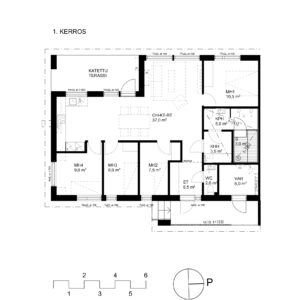 Apartment: Espoon Kalliokyyhky C5 | floor plan | Olas Group Oy