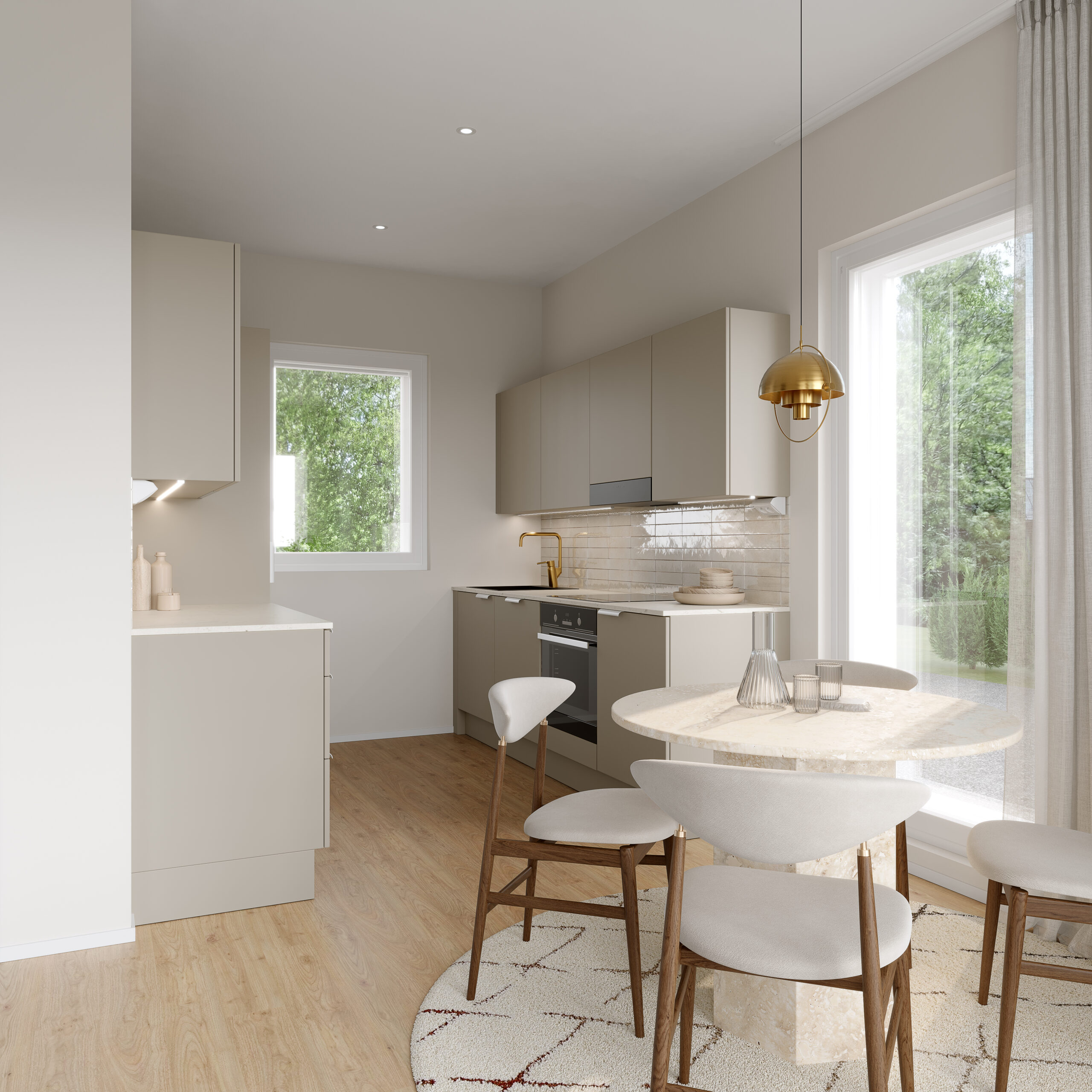 Housing company: Helsingin Kaskirastas | kitchen | Olas Group Oy