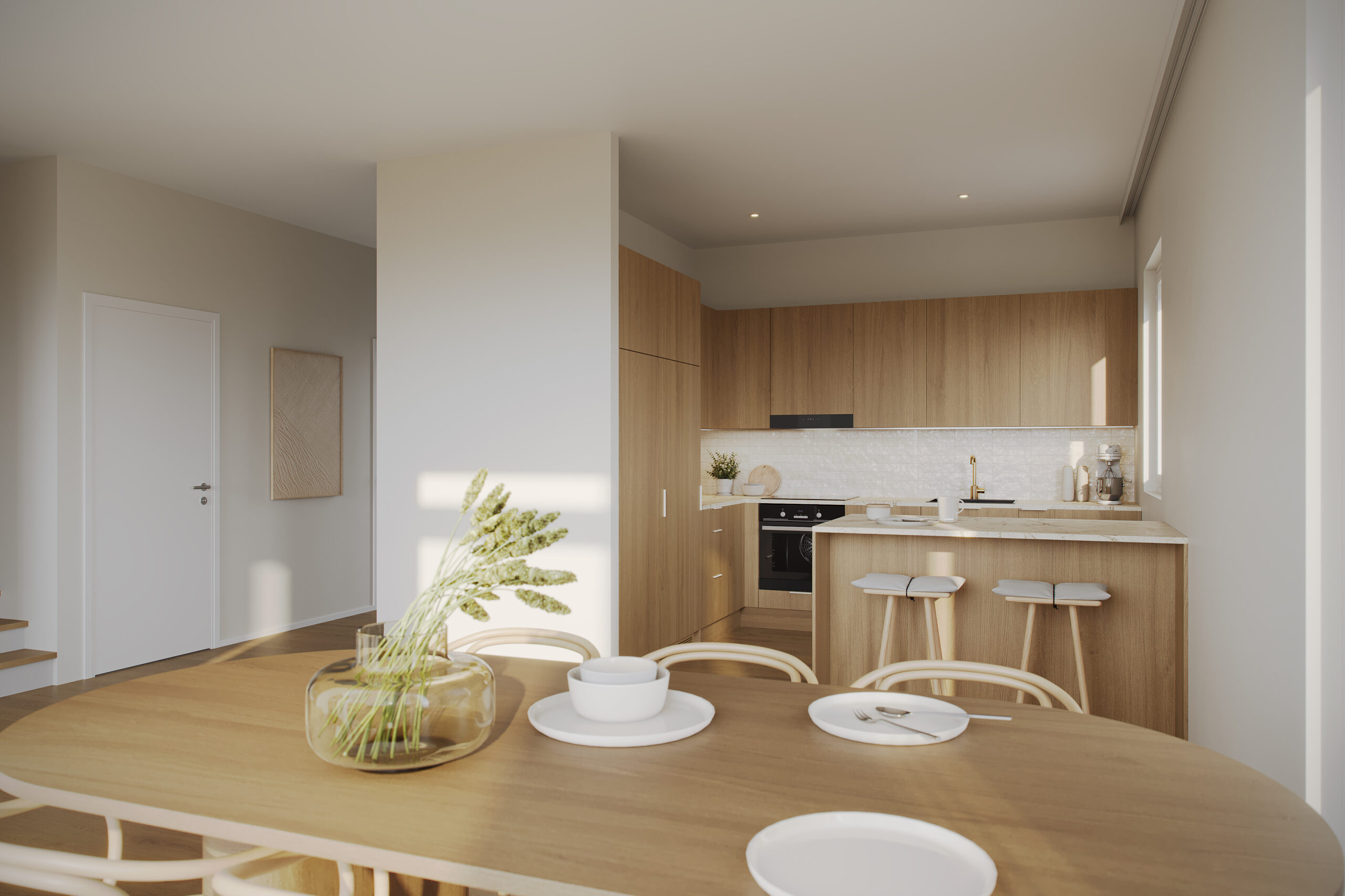 Housing company: Helsingin Kaskirastas | kitchen | Olas Group Oy