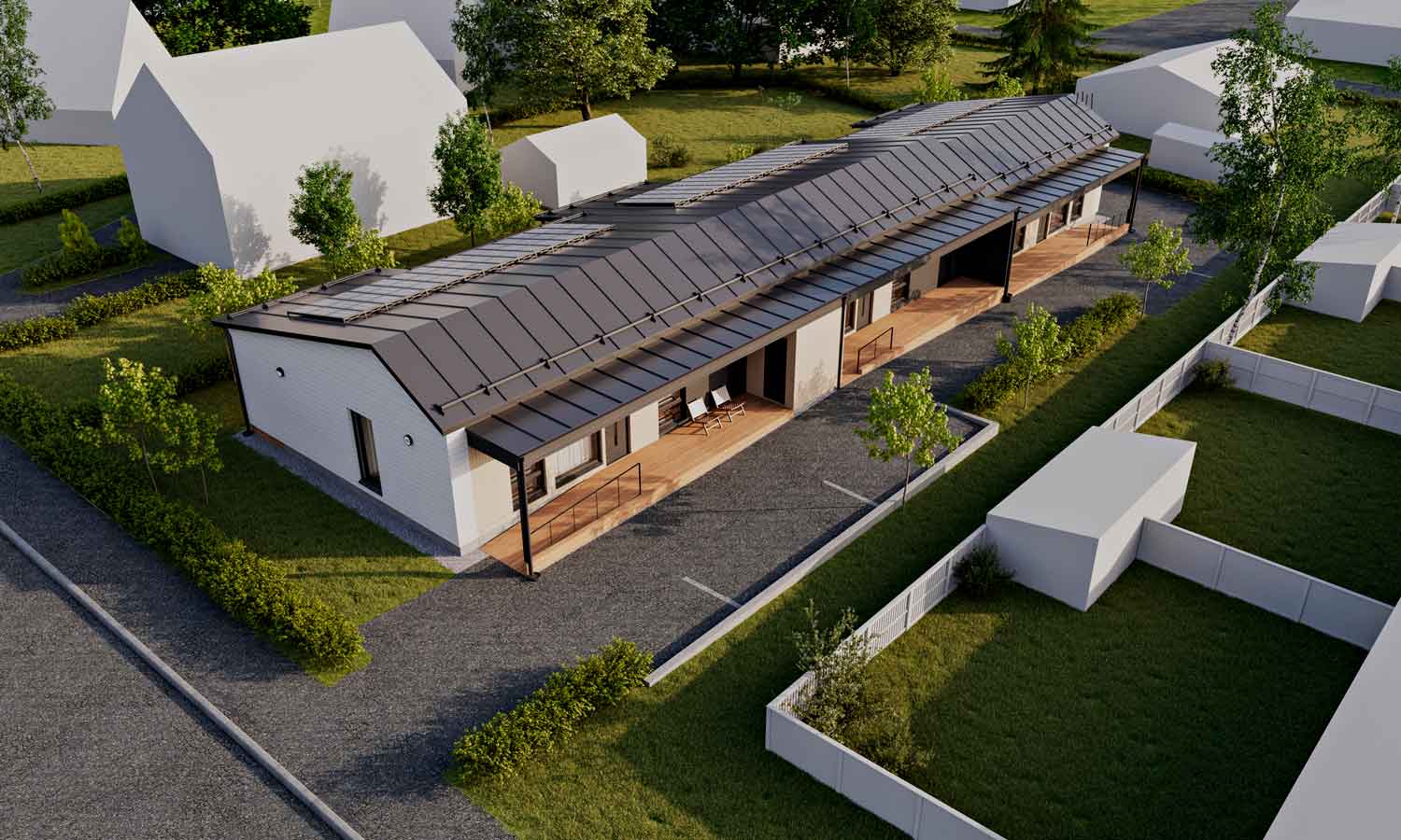 Housing company: Helsinki's Kalliopääsky | exterior rendering | Olas Group Oy