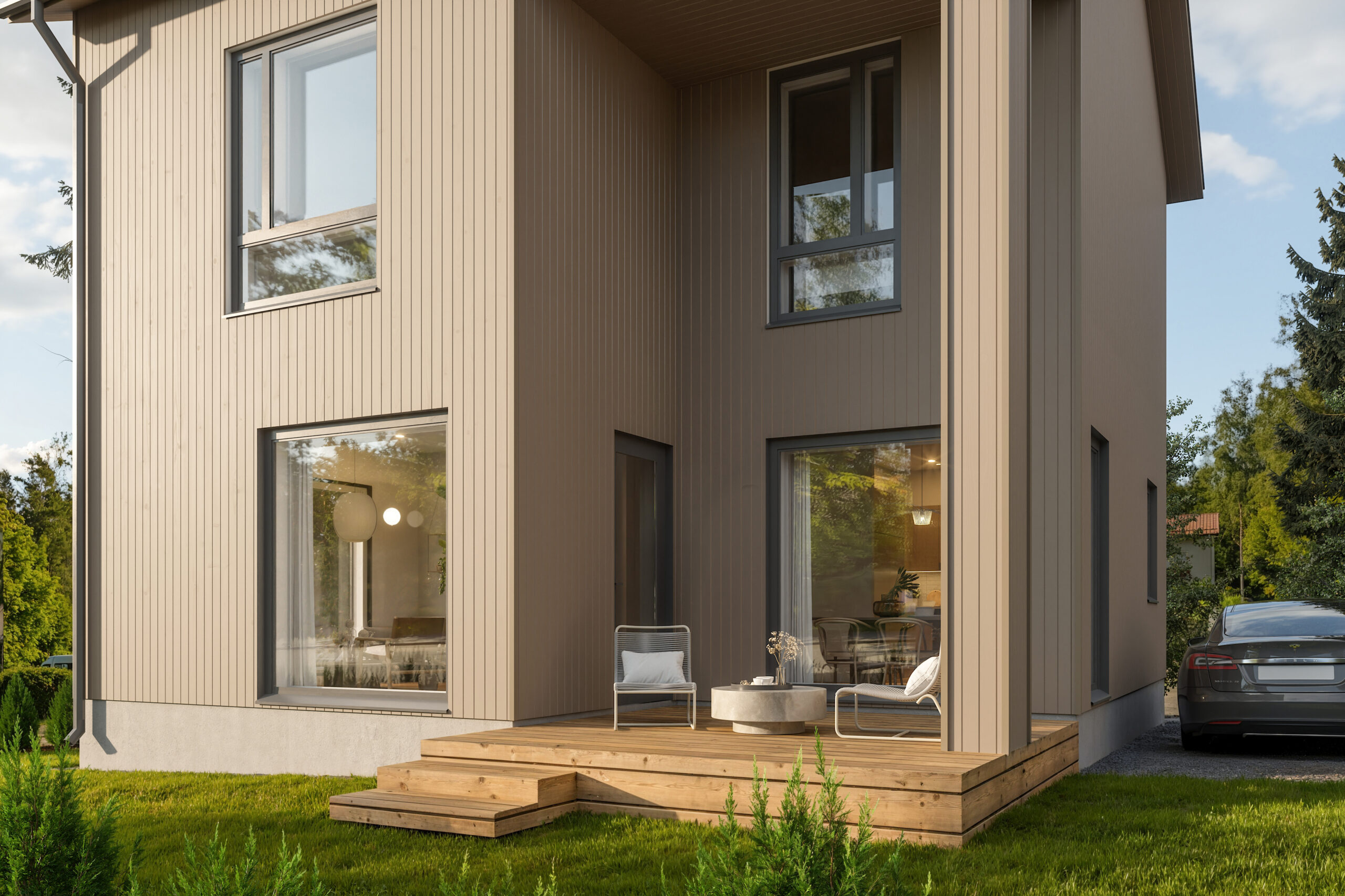 Housing company: Helsingin Kaskirastas | exterior rendering  | Olas Group Oy