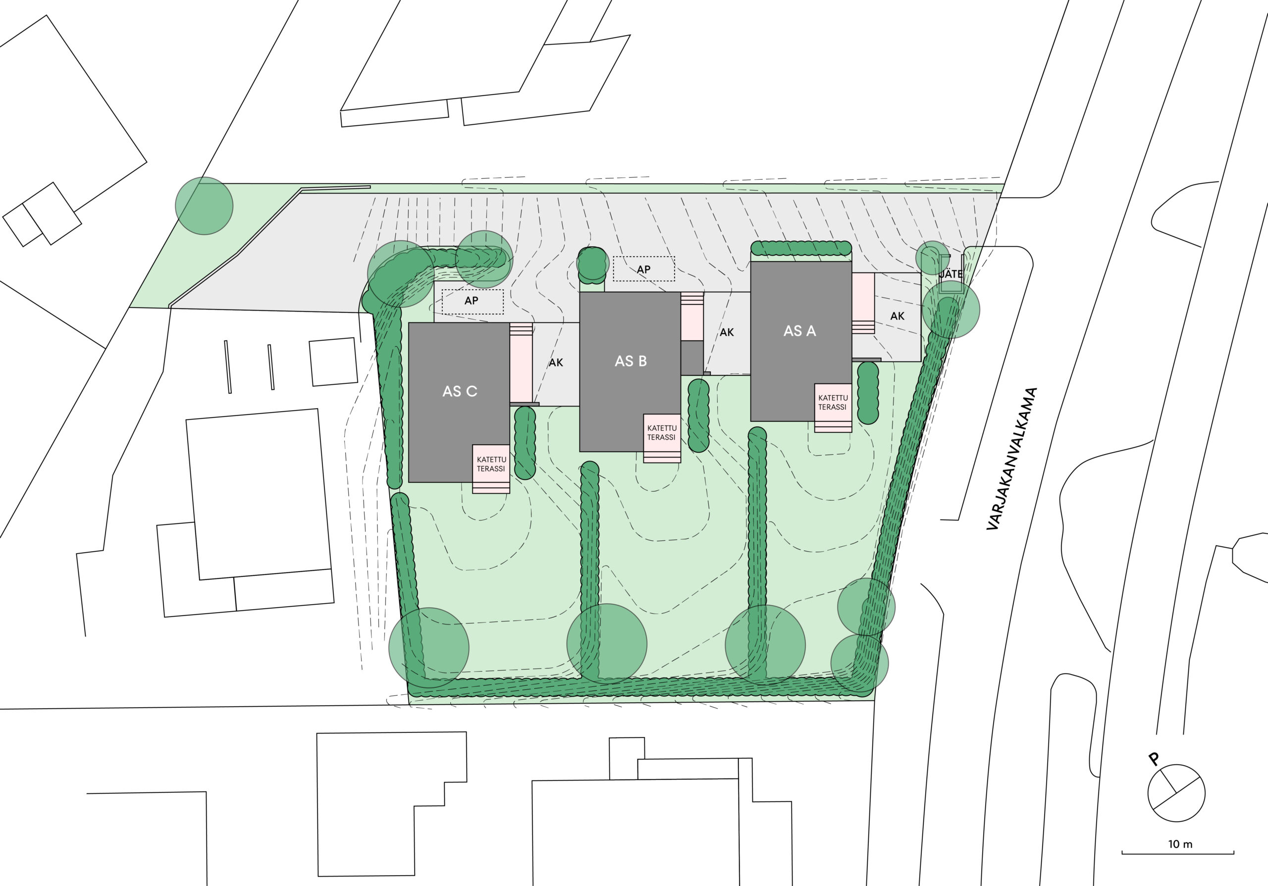 Helsingin Hopeavalkama, Vartiokylä | asemakuva | Olas Group Oy