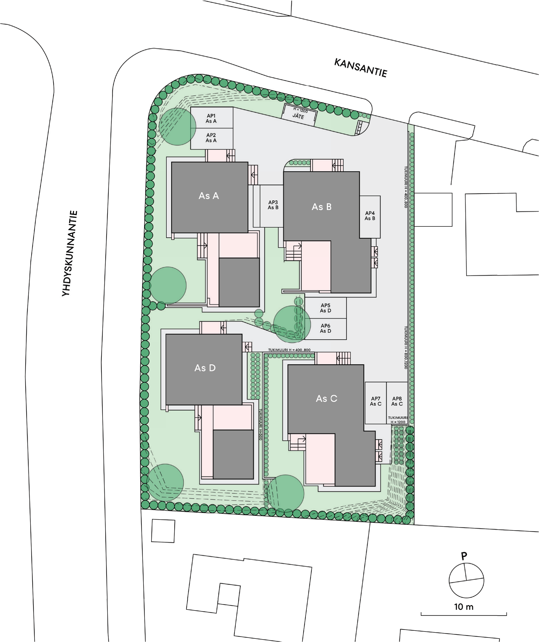 Helsingin Kangaskiuru | asemakuva | Olas Group Oy