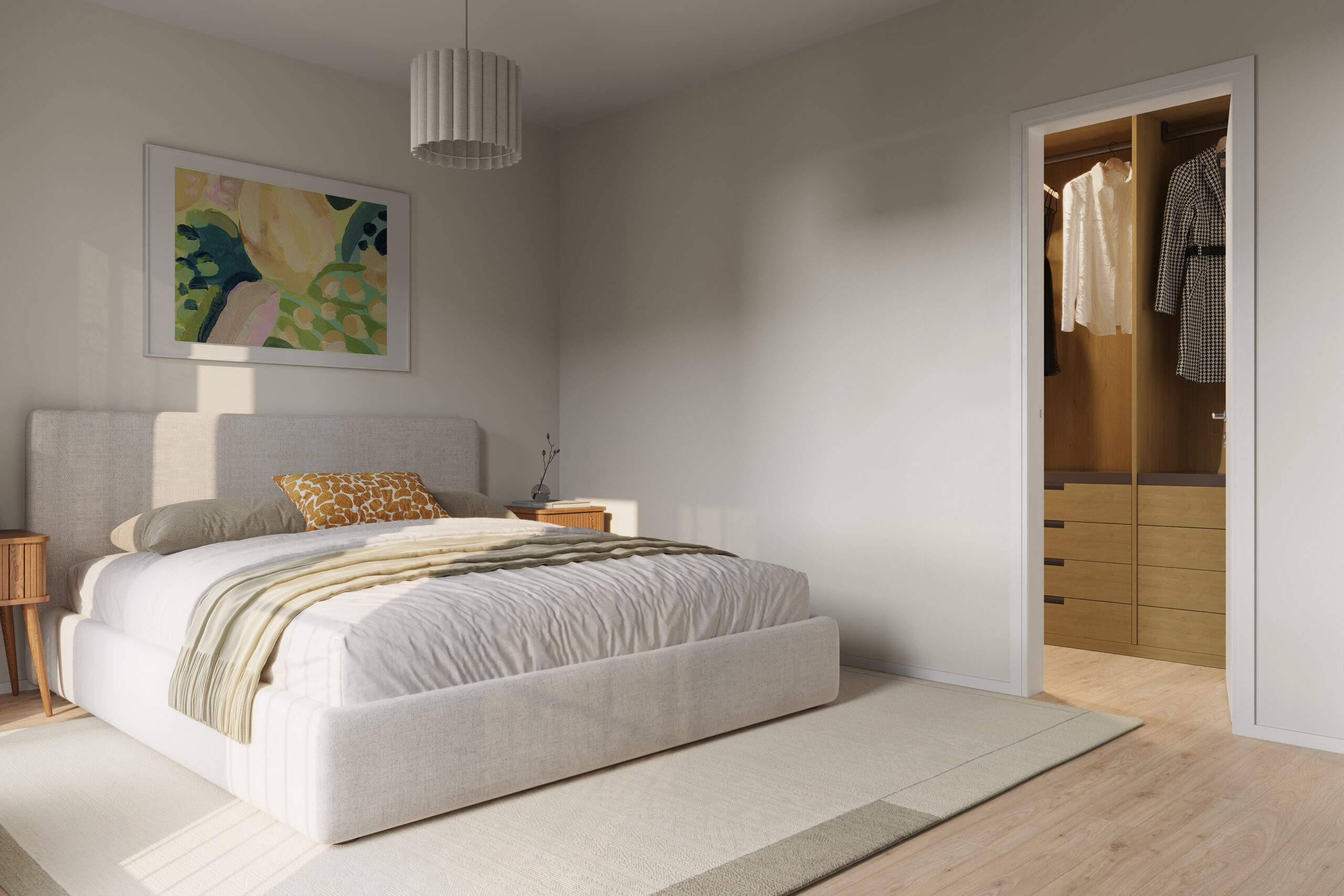 Housing company: Helsinki's Kangaskiuru | interior rendering | Olas Group Oy