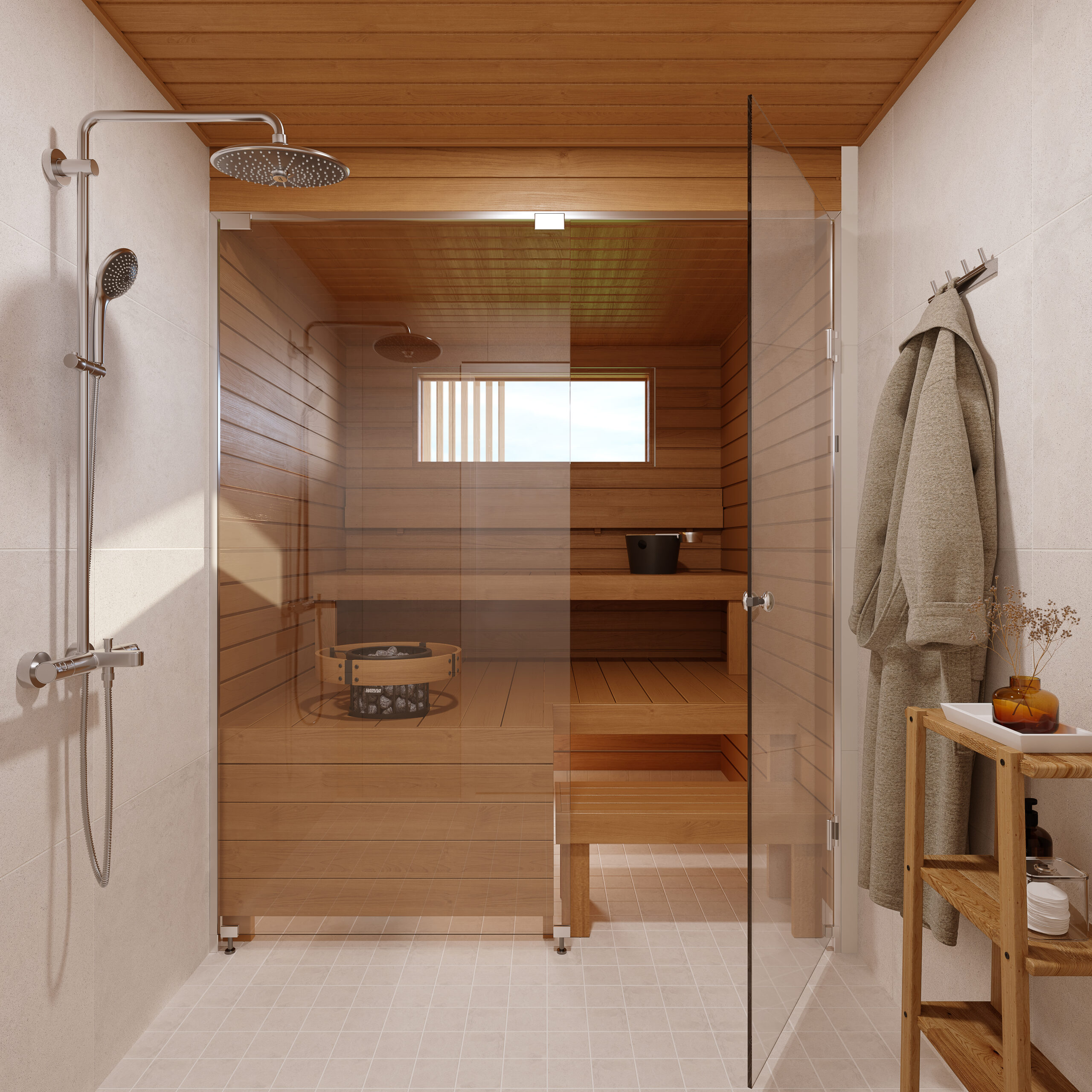 Housing company: Helsinki's Vaahterametsä | interior rendering | Olas Group Oy