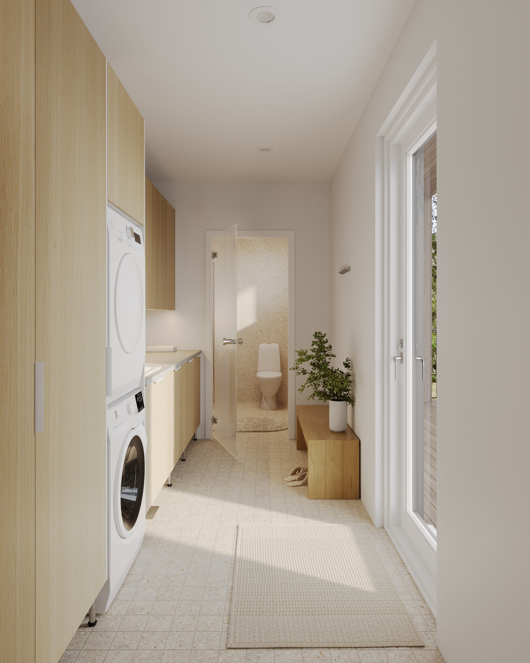 Housing company: Helsinki's Kangaskiuru | interior rendering | Olas Group Oy
