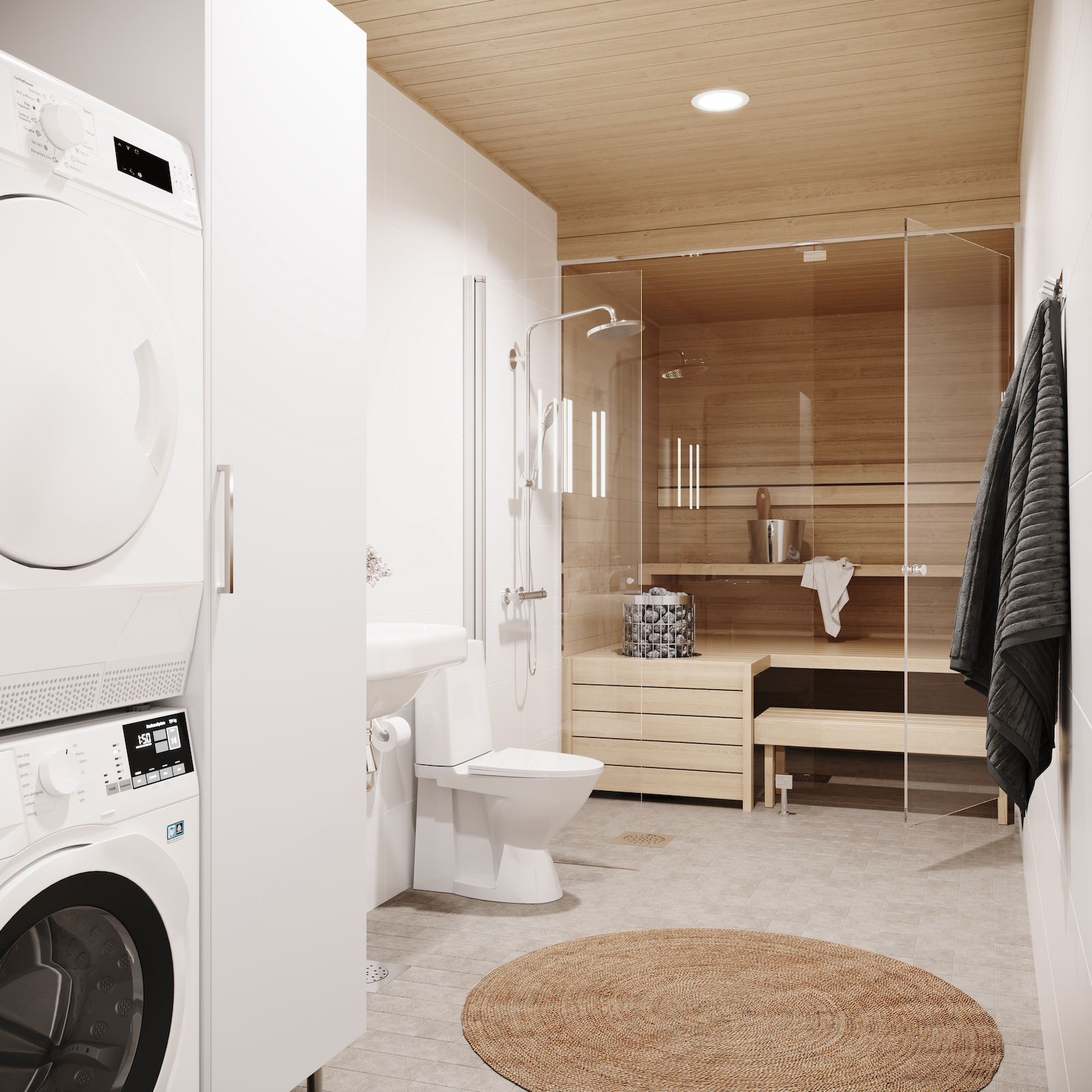 Helsinki's Kalliopääsky | utility room | Olas Group Oy