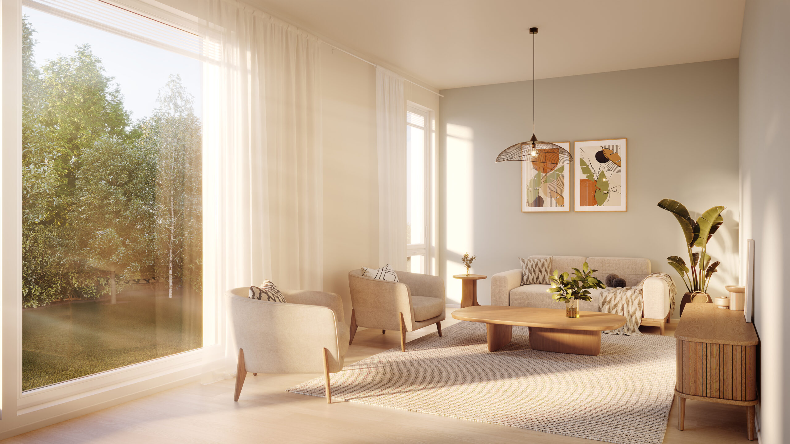 Helsinki's Kalliopääsky | living room | Olas Group Oy