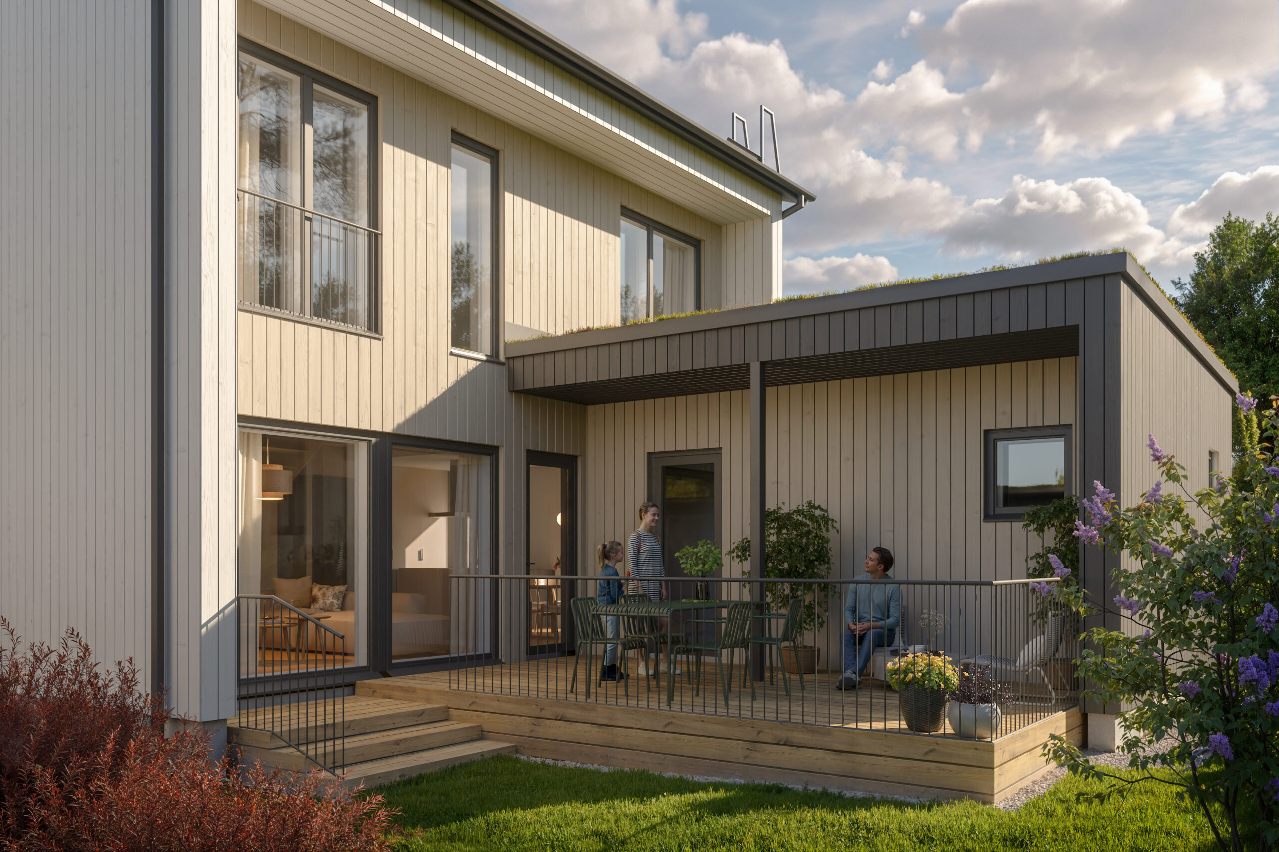 Housing company: Helsinki's Kangaskiuru | exterior rendering | Olas Group Oy